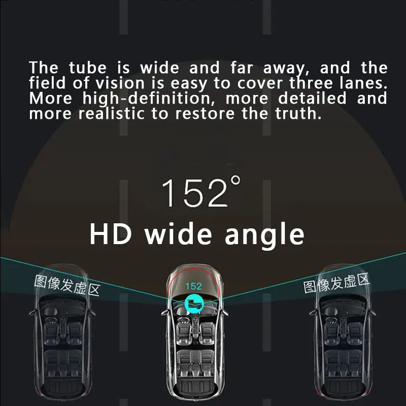 HD 170 градусов широкоугольный Автомобильный регистратор DVR скрытый WiFi ночного Видения мониторинг парковки камера автомобильный видеорегистратор