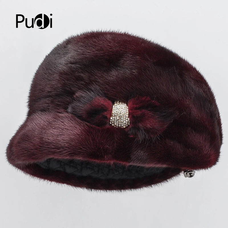 

Aorice HF7047 women mink fur hat