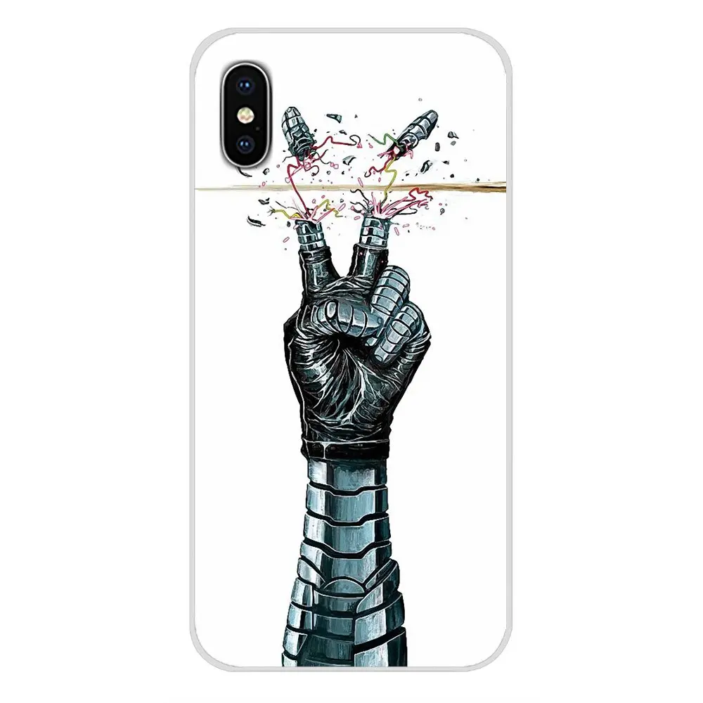 Captain America Bucky Barnes для Samsung Galaxy S4 S5 MINI S6 S7 edge S8 S9 S10 Plus Note 3 4 5 8 9 Мягкие прозрачные