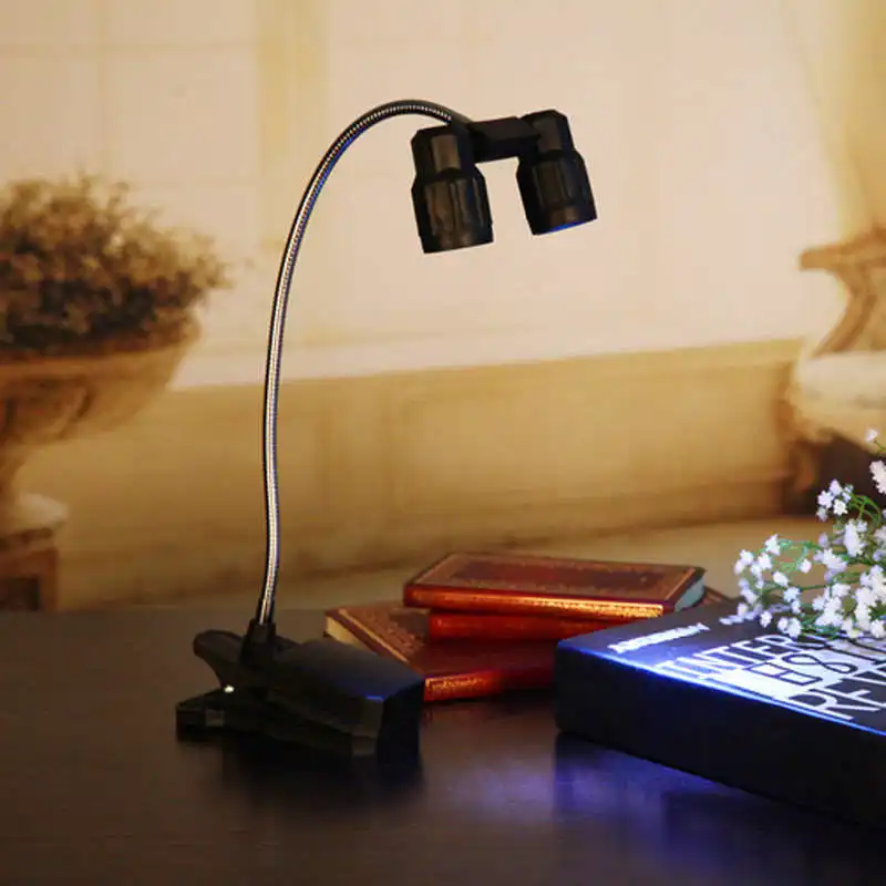 powerful led flashlight Adjustable 6 LED Flexible Clip Light Outdoor Cooking BBQ Lamp Super Bright New fanatic #3S21 (9)
