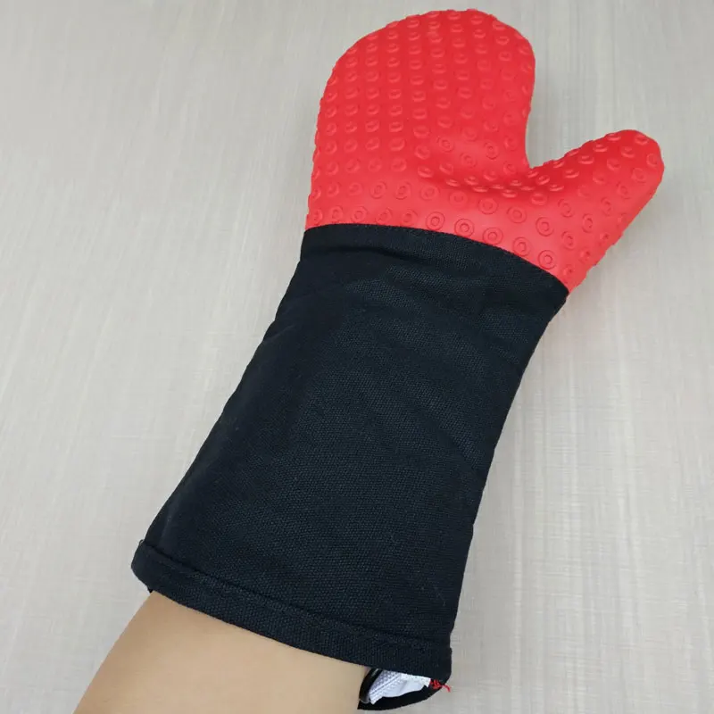 High Quality Silicone and Cotton Oven Gloves Microwave Oven Gloves