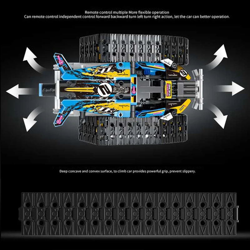 discounted App Interactive Toy Car Programming Toys Engineer Granular Building Blocks Tracked Control Off-road