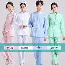 Медицинская форма для женщин, медицинская одежда, больничная хирургическая одежда, костюмы, скрабы, униформа для кормления, аптека, пальто+ штаны