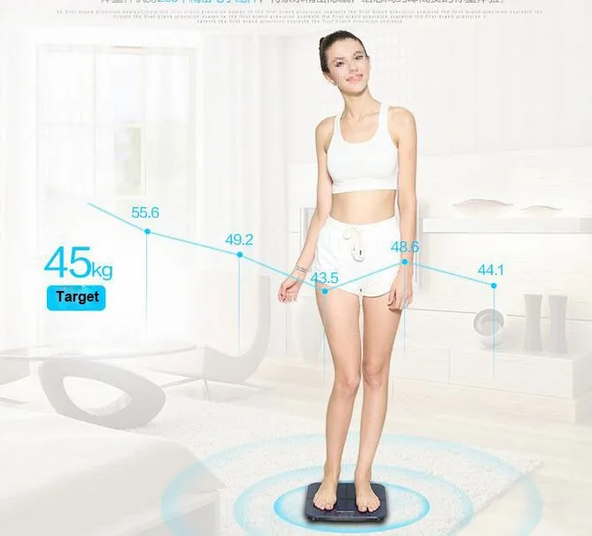 Precision 180KG 0.1KG Personal Scales Electronic Bathroom Human Body Floor Scale Portable Body Weighing Balance Weight Device