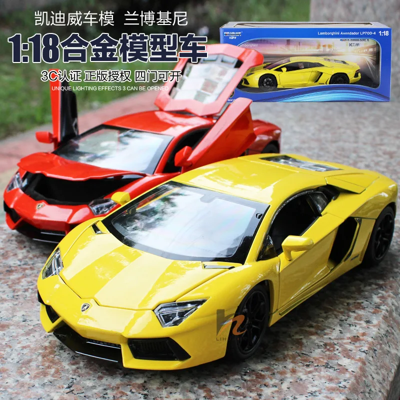 

Free shipping 1:18 Aventador LP700-4 Alloy Diecast Vehicle Car Model Toy collection