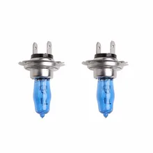 2 предмета яркий DC 12 V H7 газа галогенной лампы накаливания белого света 100 W 6000 K