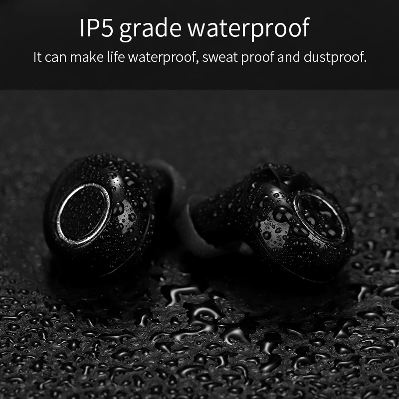 Touch TWS K15 Mini Bluetooth V5.0 + EDR наушники беспроводные музыкальные спортивные с микрофоном