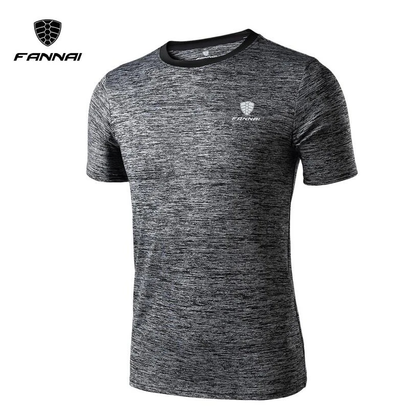

New skinny t-shirts for men joggers skinny t-shirts for men gym workout multi-colored tops Crossfit clothing