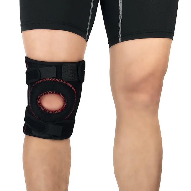 1PCS Befusy New Anti Collision Springs Support Knee Brace With Eva Pad Adjustable Basketball