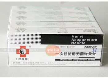 

5 boxes 200pcs/box disposable acupuncture needle 0.18/0.20/0.25/0.30/0.35mm beauty massage