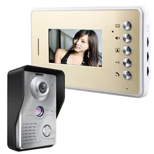 Mountainone Waterproof 4.3″ color TFT LCD Video Doorbell One camera + One Monitor Aluminum alloy Indoor unit doorphone intercom
