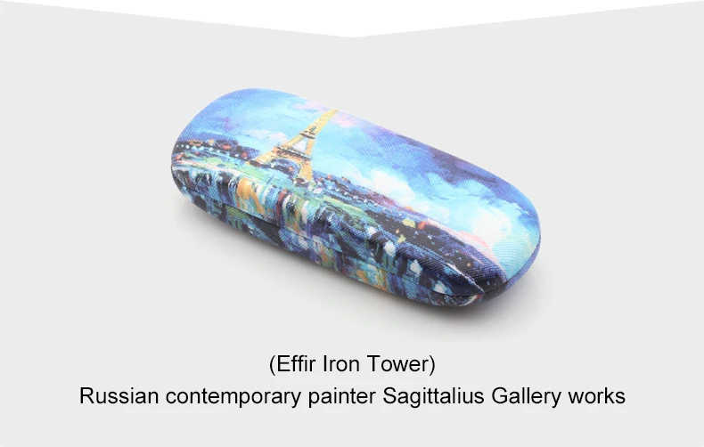 MINIMUM Retro Glasses Box Oil Painting Sunglasses High Quality Reading Glasses Case Vintage Art Storage Glasses Case 1 (12)