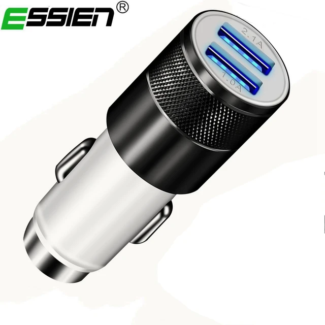 Essien LED Car USB Phone Charger For Samsung Smart 5V 2A Car Charger Mobile phone charger for Samsung S7 S6 edge Universal0.