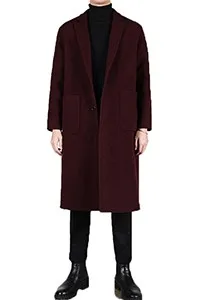X-длинные Для мужчин S Шерстяное пальто Для мужчин кашемировое пальто отложной воротник ремень Для мужчин; зимняя куртка Для мужчин марка-Костюмы черный Для мужчин пальто wuj1187