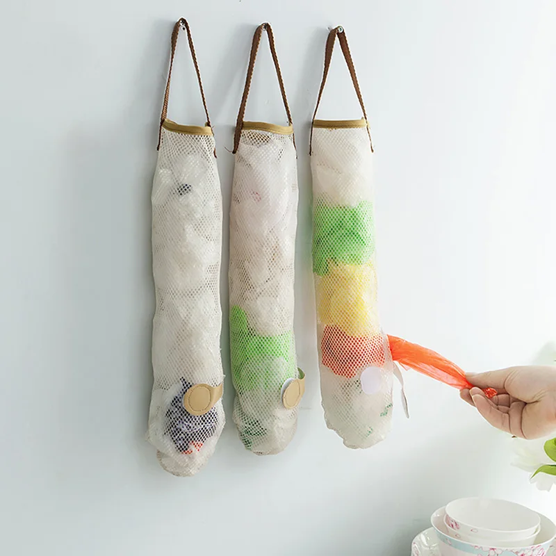 

Creative Vegetable Onion Potato Storage Hanging Bag Hollow Breathable Mesh Bag Kitchen Garlic Ginger Storage Bag Household