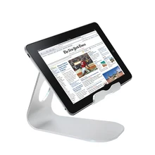 Universal Phone Tablet Aluminum Alloy Desktop Stand Mount Holder With Anti-slip Silicone For iPad Air 2 3 FW1S