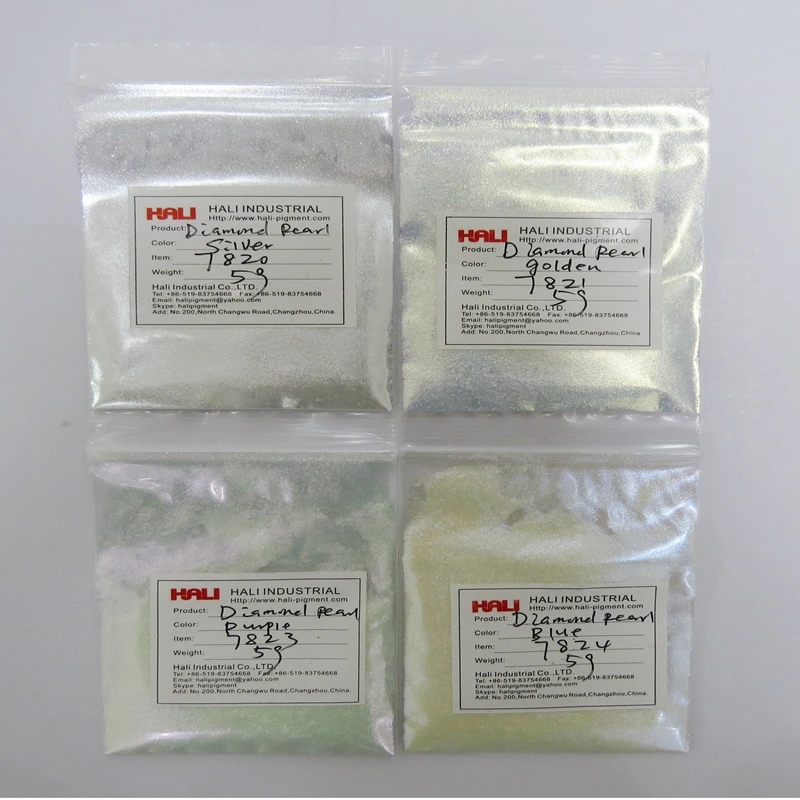 

Diamond pearl pigment, pearlescent pigment,mica powder,nail powder,1lot=4color*5g,item:7820,7821,7823,7824;free shipping ..