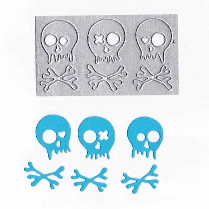 

Halloween Making Skull Joke Metal Cutting Die for DIY Scrapbooking Embossing Folder Paper Card Craft Decor Diecut Stencil