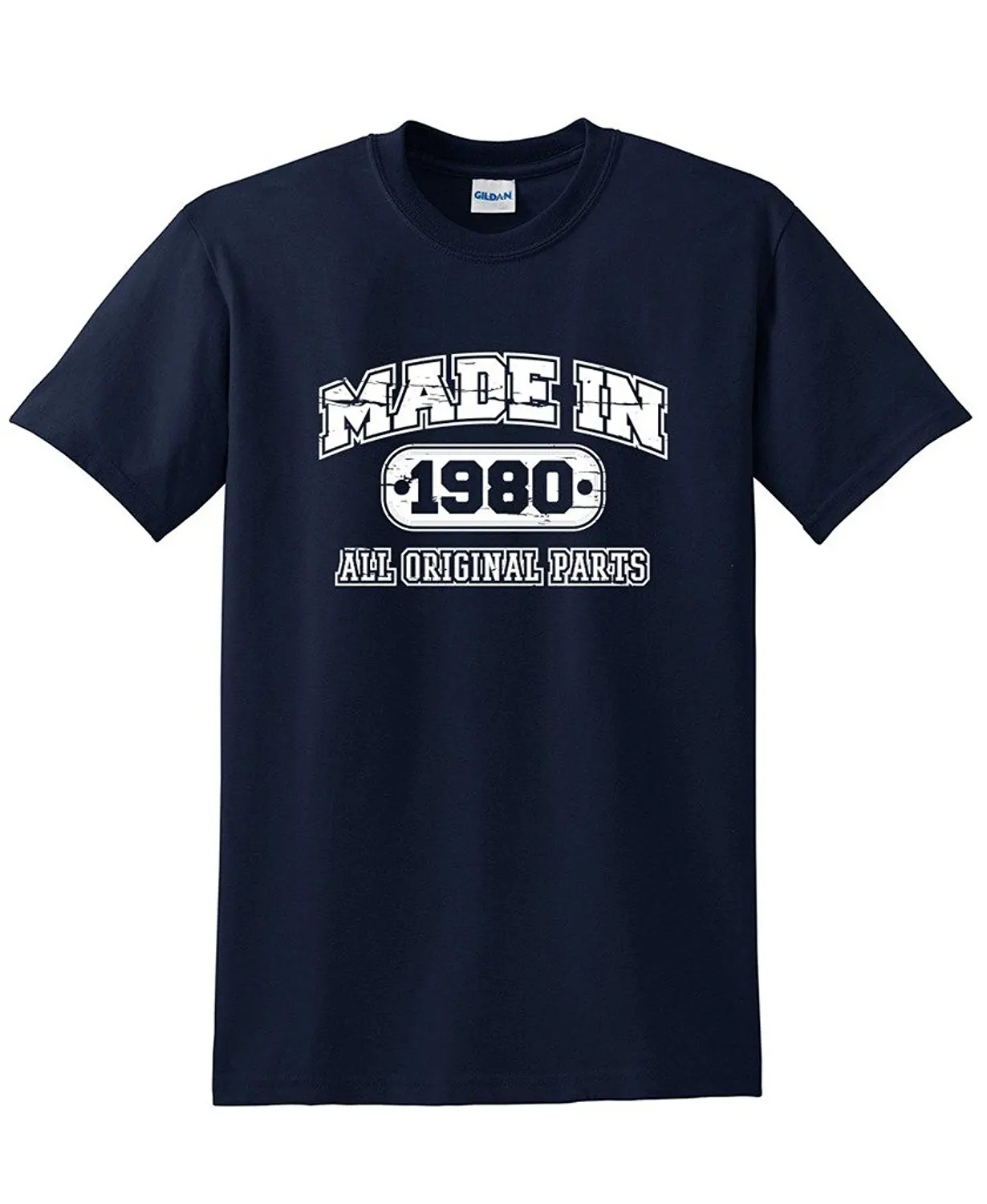 

37th Birthday T Shirt Made In 1980 Gift Idea Novelty Vintage Mens Funny T SHIRT