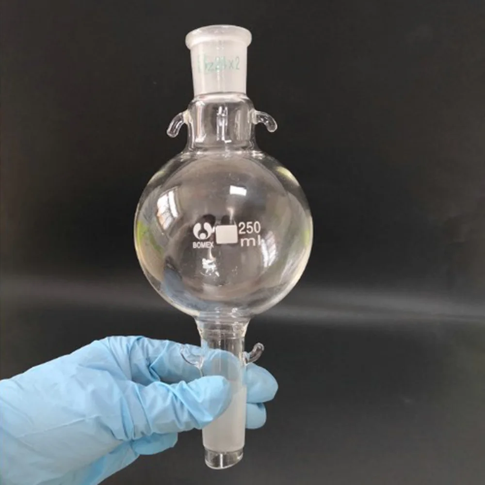 100ml to 2000ml Lab Glass Chromatography Solvent Reservoir Ball 24/29
