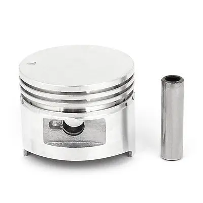 

52mm Dia Silver Tone Air Compressor Generator Mower Engine Motor Piston w Ring