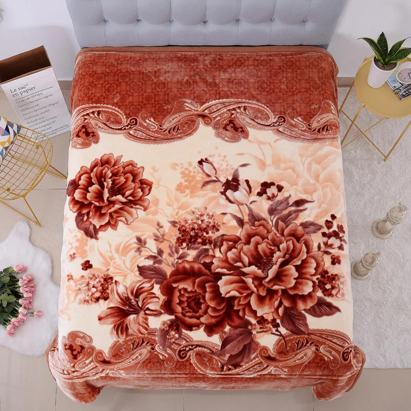 4,0 кг супер мягкое плотное зимнее Облачное одеяло с объемным цветочным рисунком Пейсли, теплое утяжеленное одеяло s, размер queen, покрывало на кровать для взрослых