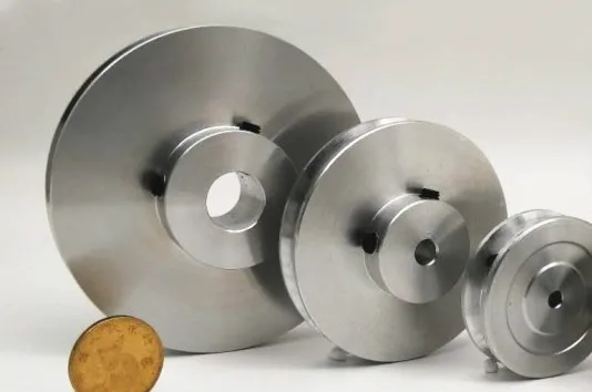 

Small motor single slot V pulley Aluminum Pulley Aluminium alloy Pulley for a round belt DIY Outer diameter 40mm