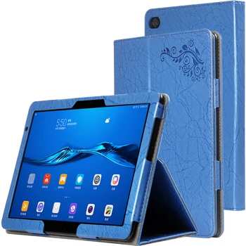 

PU Leather Cover Case For huawei m5 lite10 Protective Smart case For BAH2-L09/W19 DL-AL09 10.1inch Tablet PC print Case covers