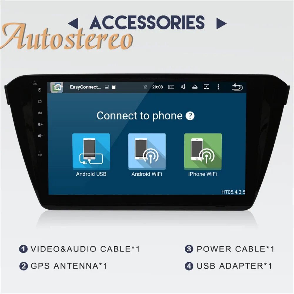 Discount Android 9 4GB RAM Car GPS Navigation Car DVD Player For SKODA Superb B8 2015 2016 2017 2018 tape recorder multimedia system unit 1