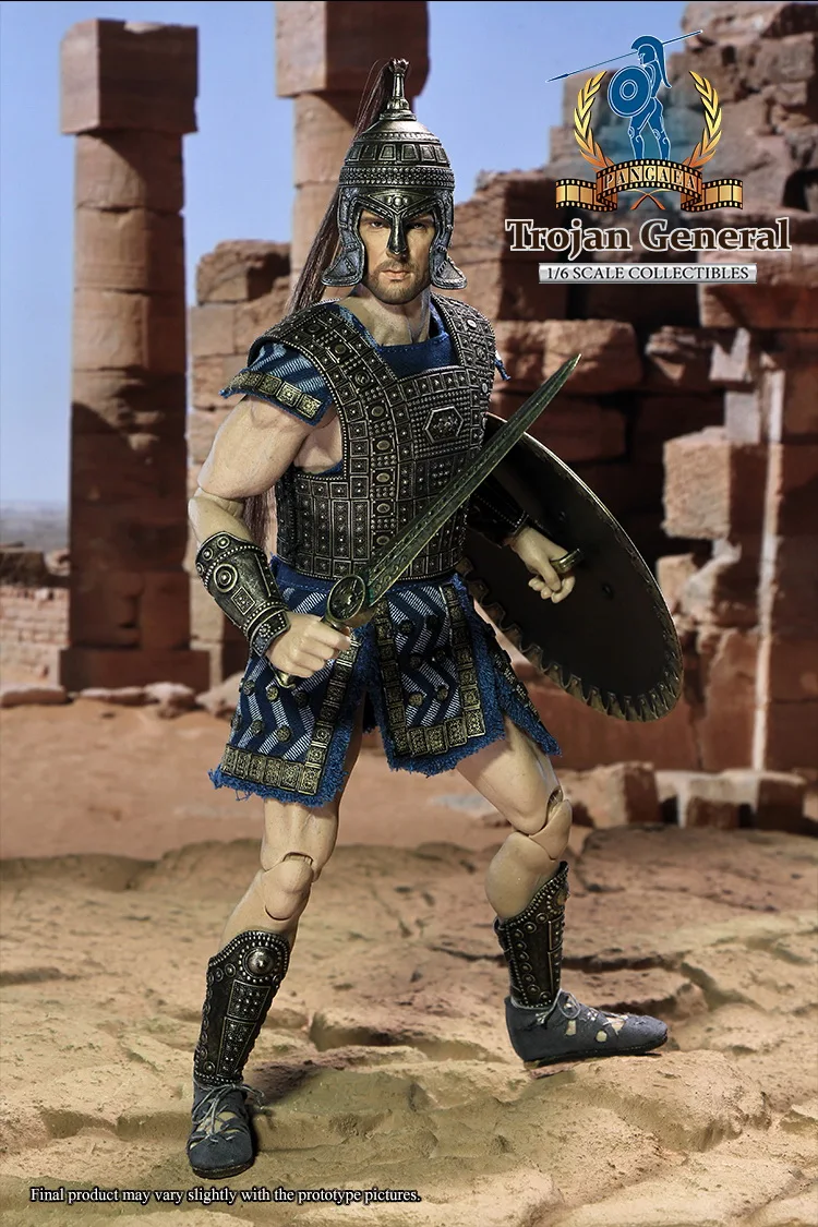 

PANGAEA TOY 1/6 scale figure doll Troy Trojan General 12" Action figure Collectible Figure Plastic model toy