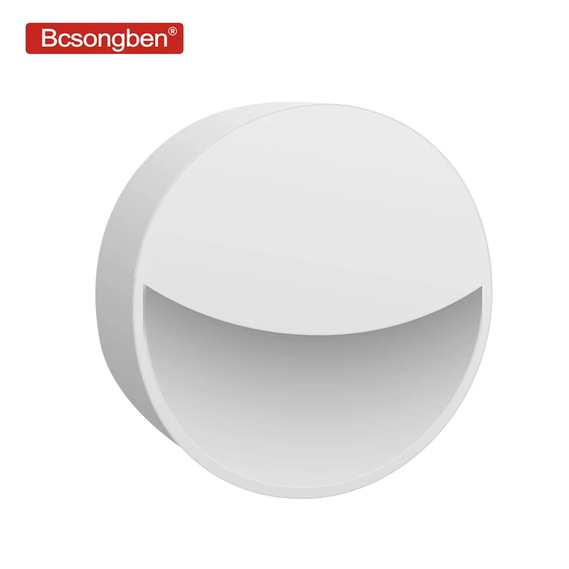 

Bcsongben Light Sensor Control LED Night Light Mini US Plug Round bedroom corridor lamp Get up at night For Baby Gift Lights