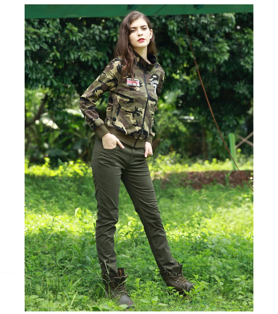 Армейские модные женские брюки с высокой талией, простые облегающие штаны из спандекса, женские повседневные брюки, камуфляжные брюки, женские весенние узкие брюки