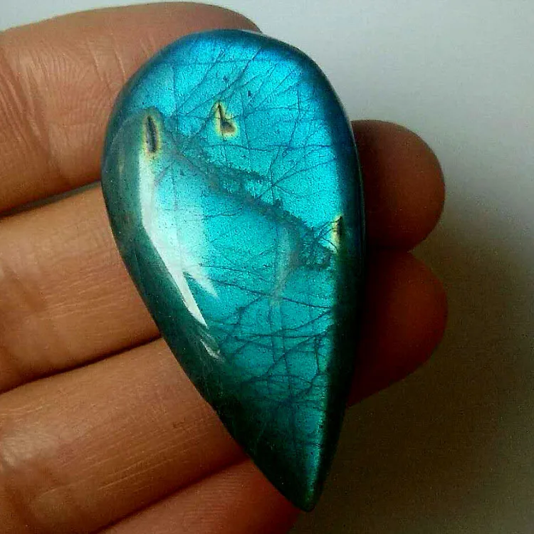 

Free Shipping 5PCS Beautiful Natural Flashy Light Labradorite Stone Crystal Carving Leaf Pendant For Wholesale FMX