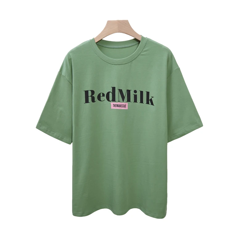 

2019 New Summer Women Lovely Cartoon O-Neck Casual Short Sleeve T-Shir Alphabet Print Fashion Women Sexy T-Shirt Summer GBQ