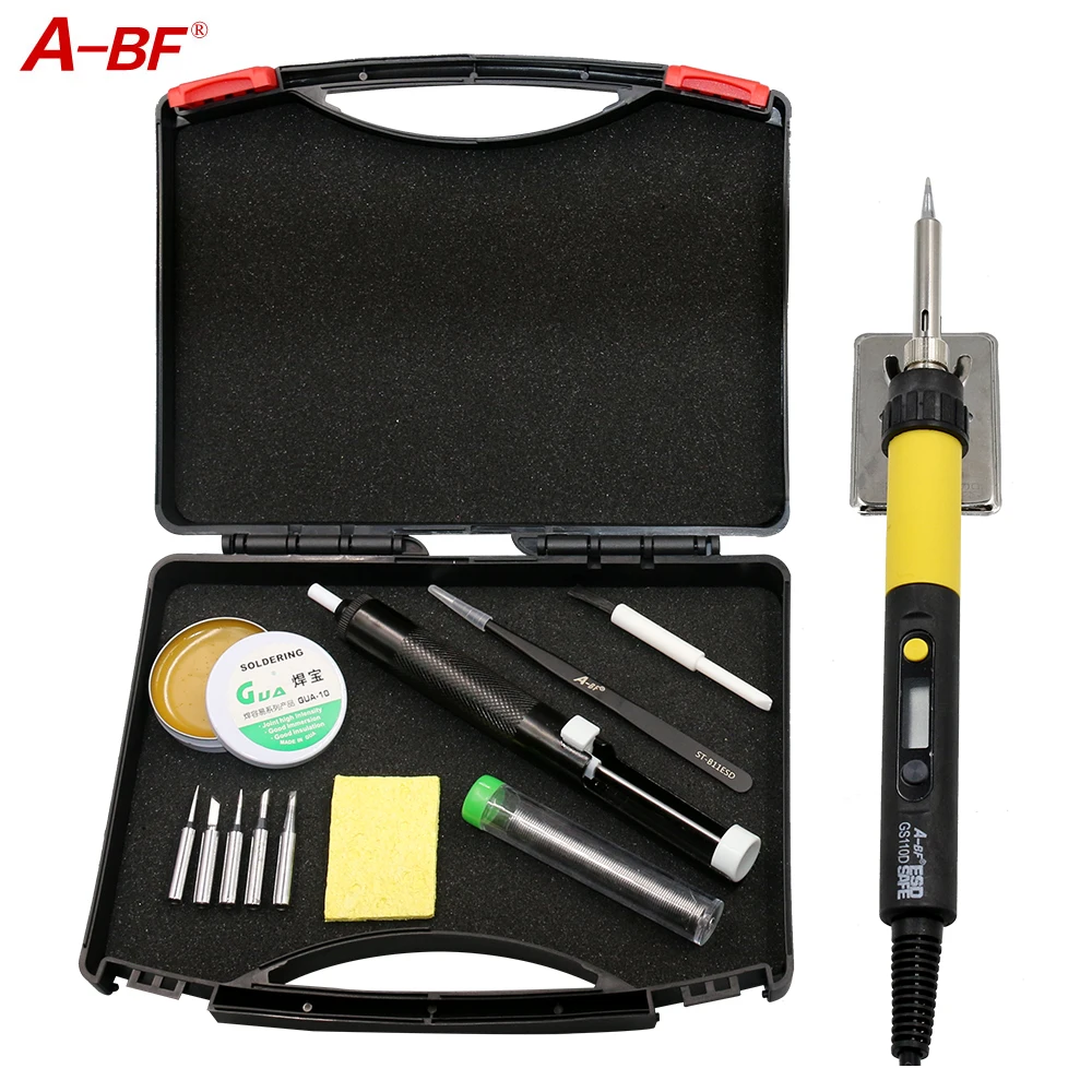 A BF GS110D 110 Вт 836D 60 комплект паяльника В 220 с цифровым ЖК дисплеем регулируемые