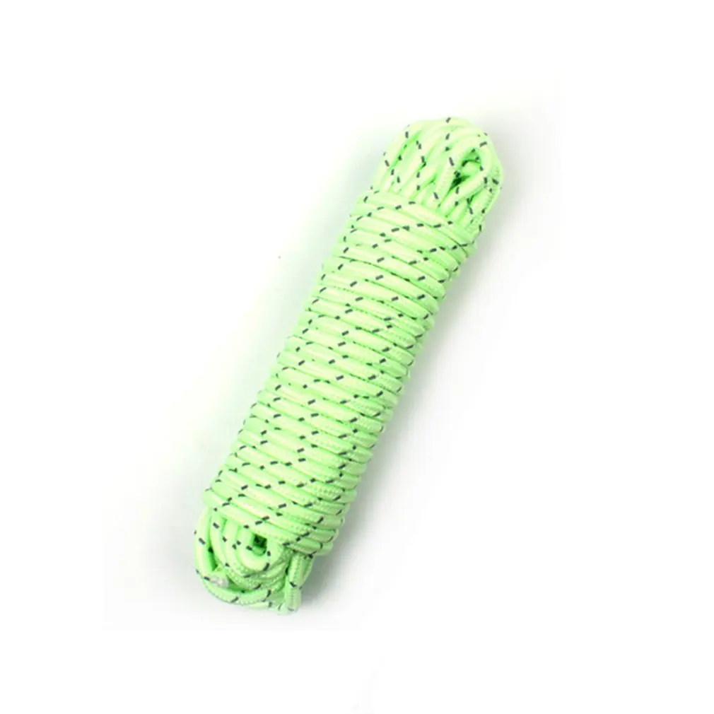 

5mm Diameter 50m Reflective String Windproof Tent Rope Guy Line For Camping Tent Rope Reflective Paracord Cord