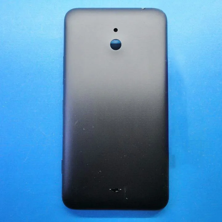 Чехол на заднюю панель для Nokia 1320, задняя крышка на батарейке для microsoft Lumia 1320, чехол на заднюю панель+ 1 пленка на экран - Цвет: Black