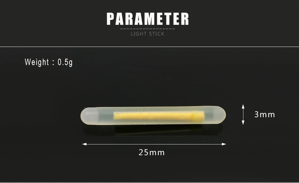 250 шт., рыболовный Флуоресцентный светильник, светильник, ночной поплавок, 4,5*37 мм, удочка, светильник s, темное свечение, палка, поплавок, снасти, аксессуары, Pesca
