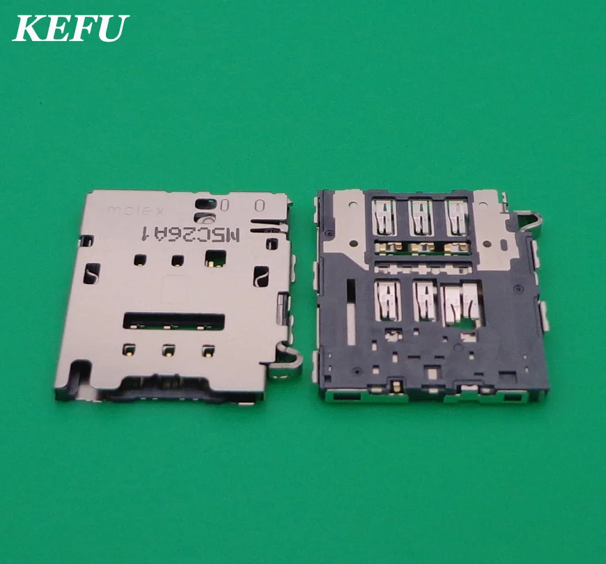 2pcs Sim Card Reader Module Slot Tray Holder Socket Replacement Part