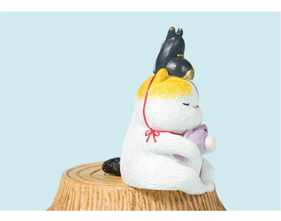 Mini Forbidden City kitten ornaments toys 09