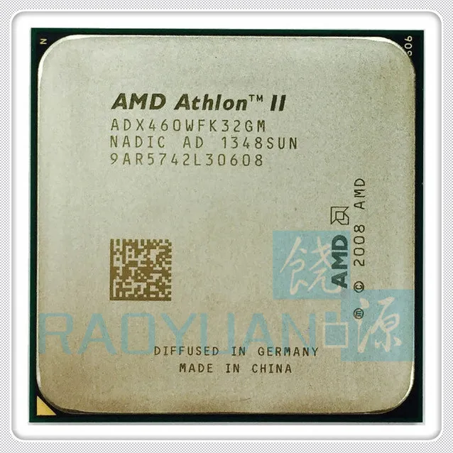 

AMD Athlon II X3 460 X3-460 3.4GHz Triple-Core CPU Processor ADX460WFK32GM Socket AM3 938PIN