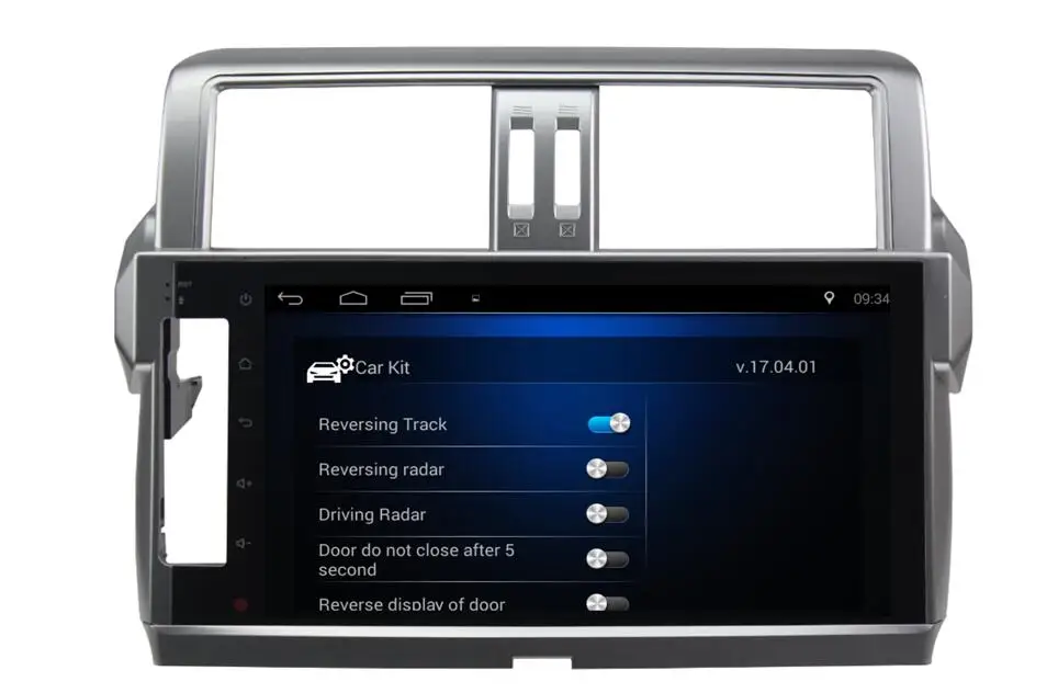 Perfect 2018 10.2"Android 7.0 ! Car DVD PC Multimedia DVD Player GPS Navi Stereo Radio Fit Toyota Prado 2014 2015 2016 2017 2018 19 WIFI 5
