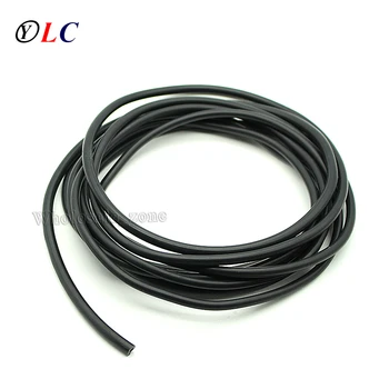 

5meter/lot, Black 6mm ID 8mm OD 6*8 Black Silicone Rubber Tube Hose Pipe ( food grade ) medical PIPE