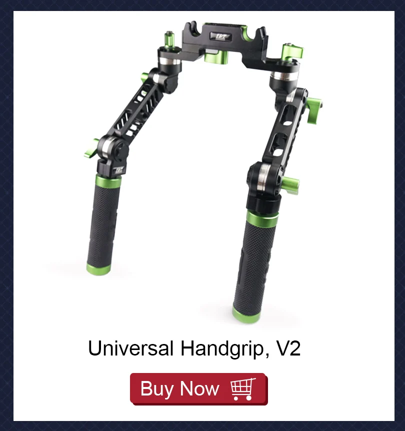 Description Picture 4 of itemLanparte Universal Rosette Hand Grip V3 with Double Rob Clamp for 15mm System for DSLR Camera Accessories