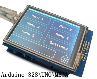 2 8 дюймовый TFT LCD сенсорный модуль с MicroSD (TF) карты ILI9325/ILI9328 IC 8Bit интерфейс передачи