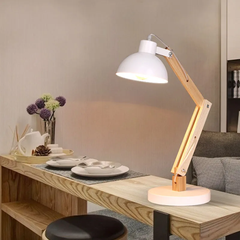 Nortic simple creative lamparas de mesa para el dormitorio для учебы и работы lampe chevet chambre|Настольные лампы| |