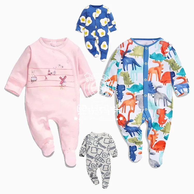 XINI MOMMY spring and autumn Unisex baby kids onesie Animal baby jumpsuit Cotton  baby fashion clothes baby outfit boutique ALI3