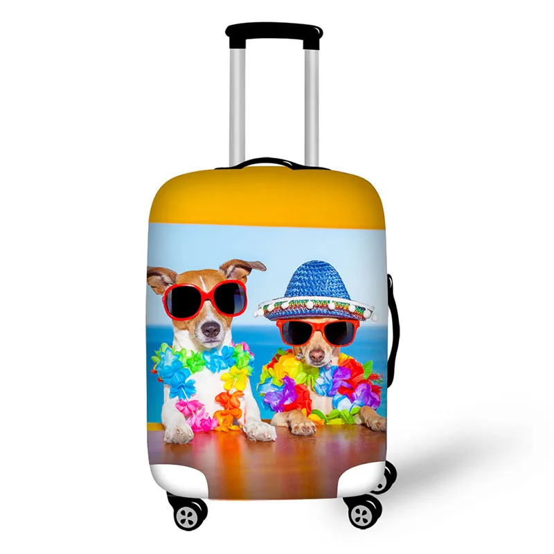 suitcase cover suitcase enfant travelviaje fundas para protector accessories protective valise maletas seyahat luggage covers - Цвет: 7058