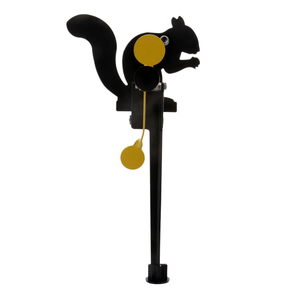 Resetting Field Target Paintball Shooting Practice Squirrel Reset Target with 2 Sizes Kill Zone Reducers
