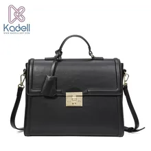 Kadell Women Bag Luxury Leather Purse Famous Brands Designer Handbag High Quality Female Shoulder Bag Business Briefcase Bags
